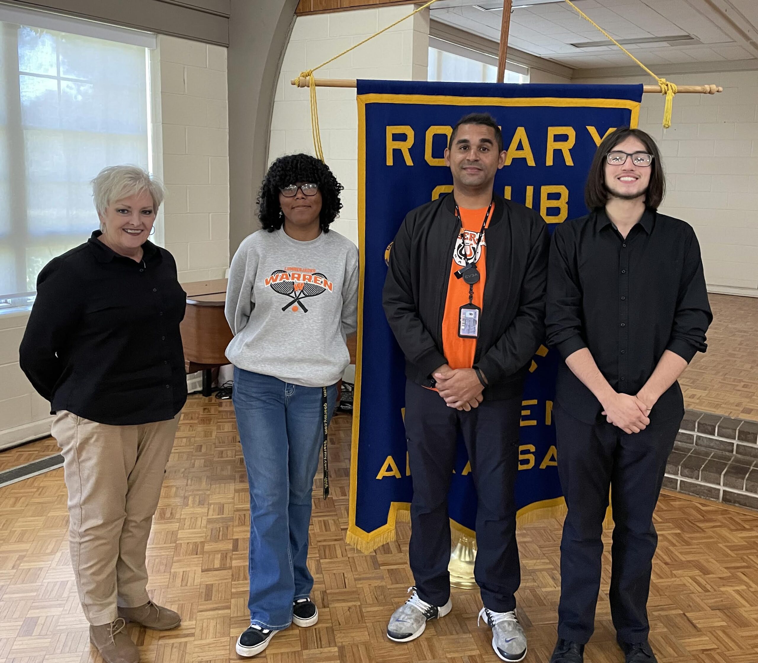 WHS Band Director Chris Sanders presents program to Rotary