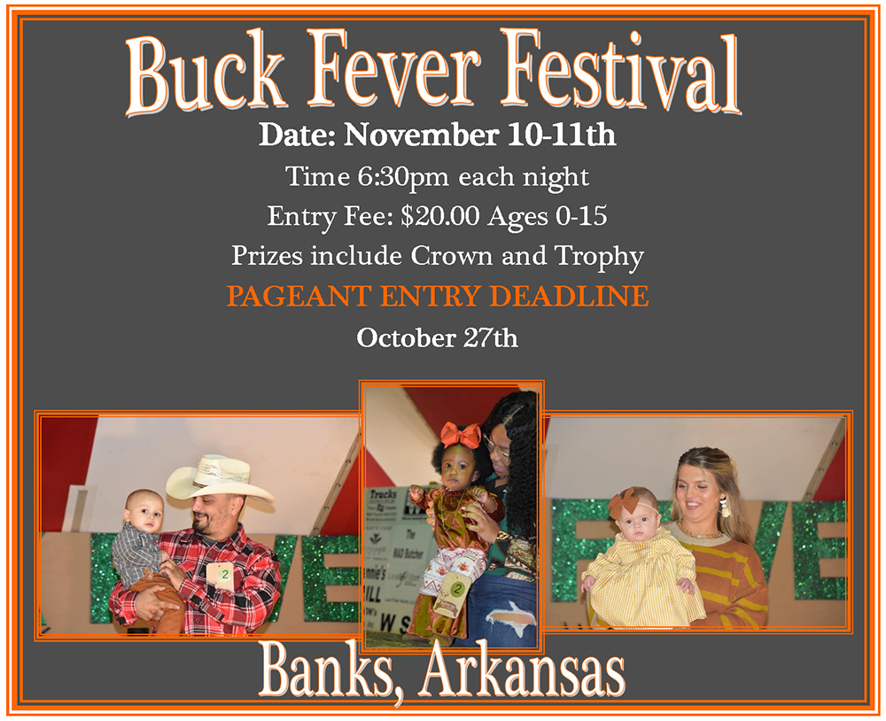Download the official Buck Fever Pageant forms