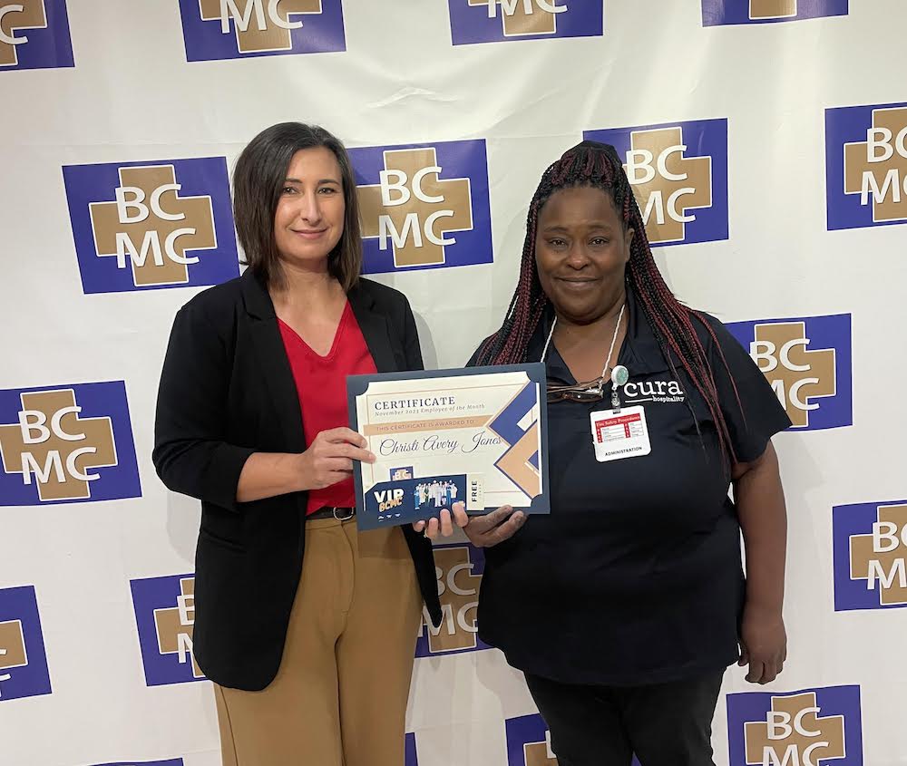 Christie Avery Jones named BCMC Employee of the Month