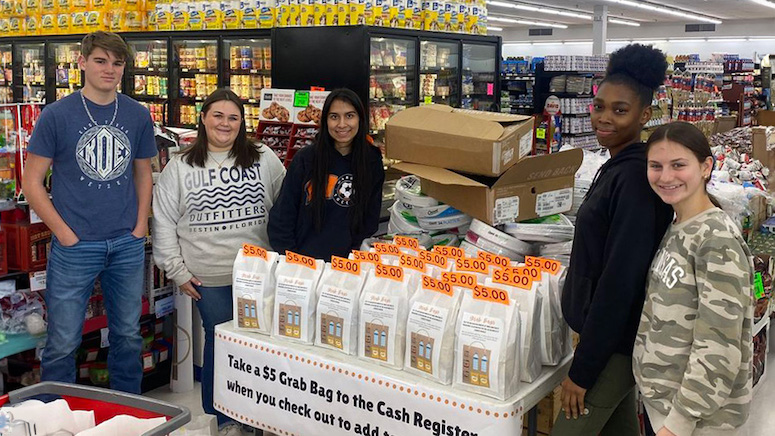 Warren High School EAST Program and SuperValu join forces to support Backpack Ministry