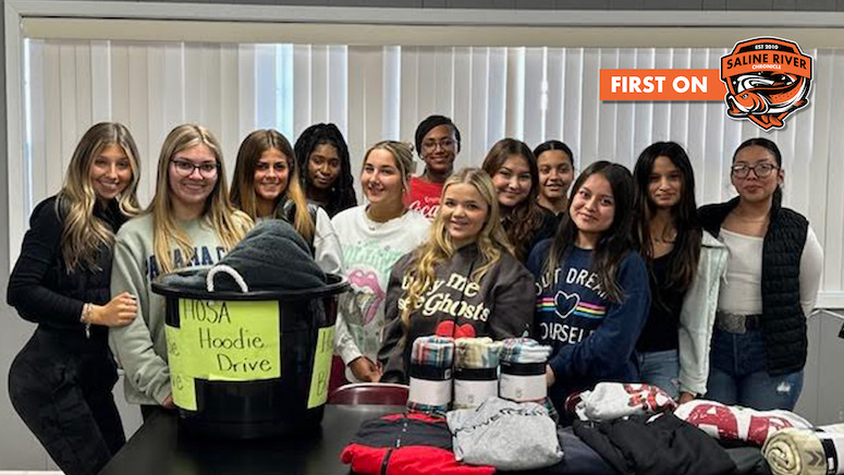 Warren High School SEACBEC HOSA members spread warmth with Annual Hoodie/Blanket Drive for local families in need