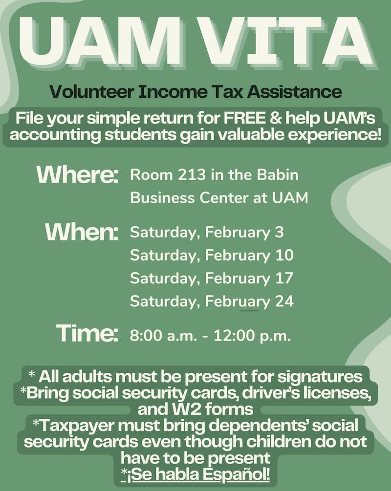 UAM Volunteer Income Tax Assistance
