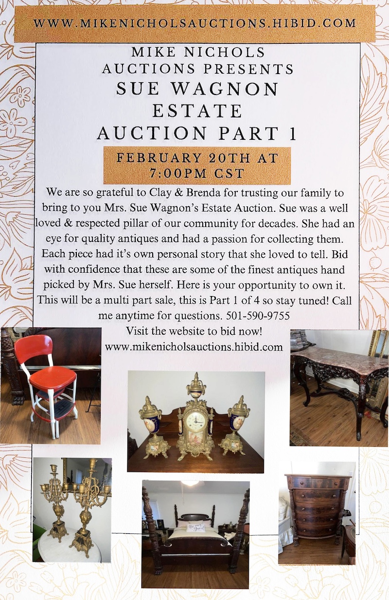 Sue Wagnon Estate Auction Part 1