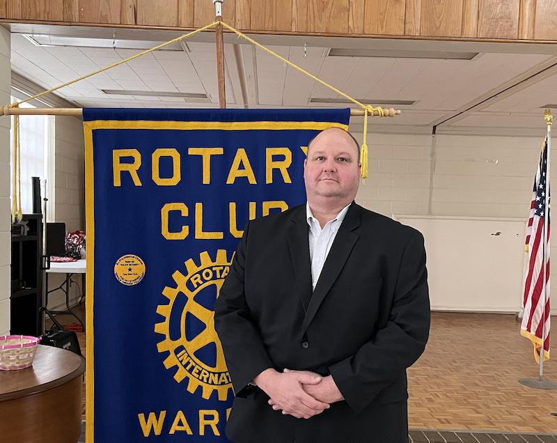 Warren School District Superintendent Bryan Cornish Presents to Rotary