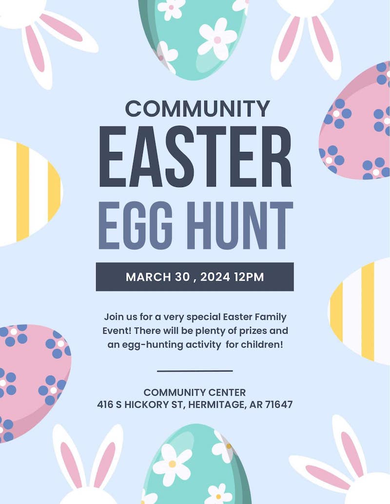 Hermitage Community Easter egg hunt set for March 30