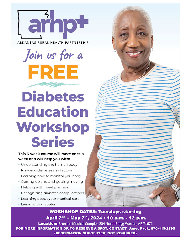 Updated dates for ARHP Diabetes Education Workshop Series