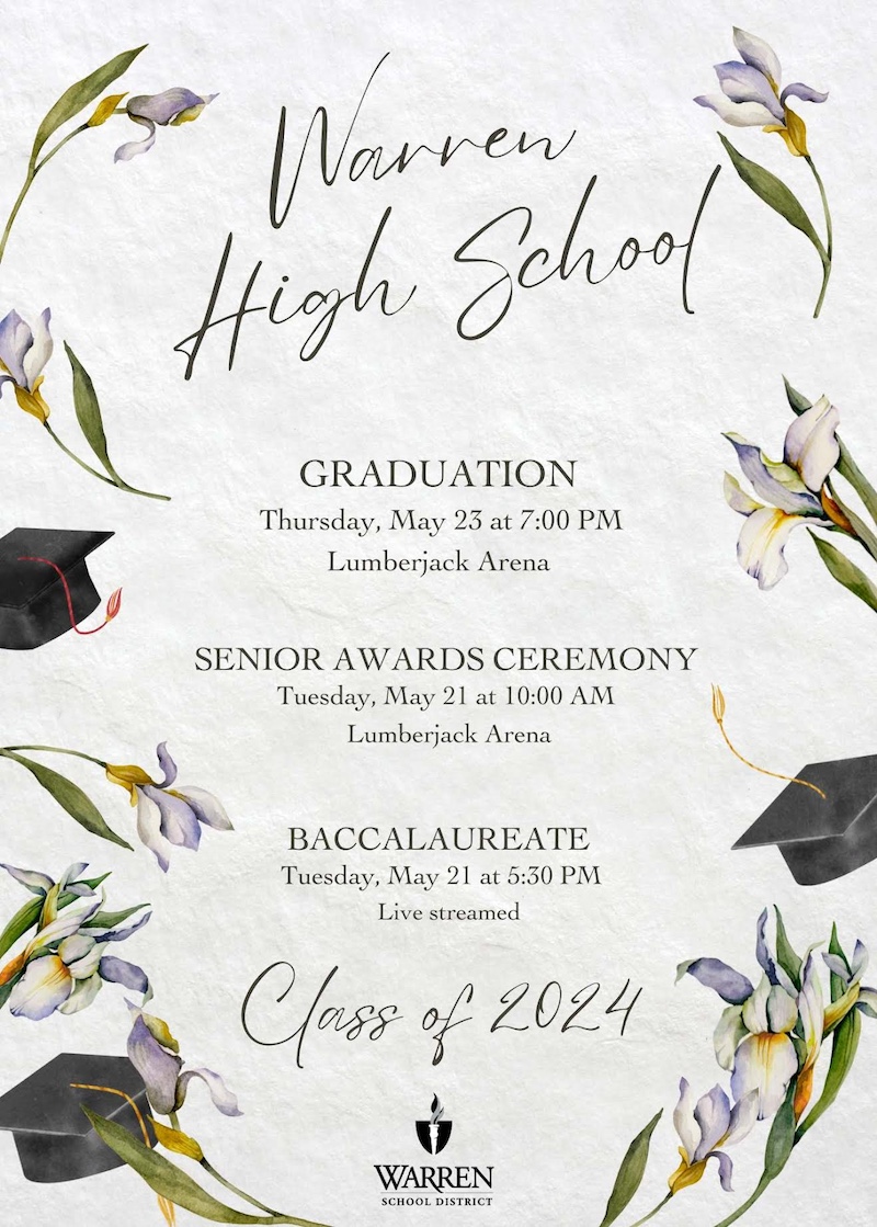 WHS graduation set for May 23rd