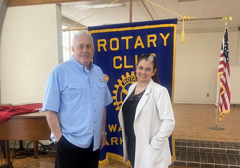 Missy Wardlaw presents Warren Rotary Tuesday program