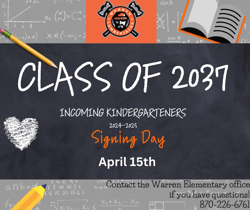 WSD Kindergarten registration happening April 15th