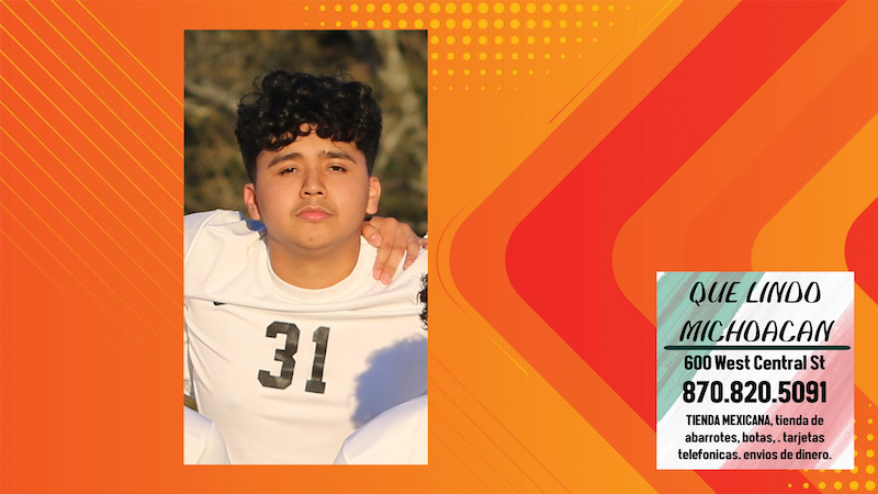 Greco Figueroa named Que Lindo Michoacan Lumberjack Soccer Player of the Week