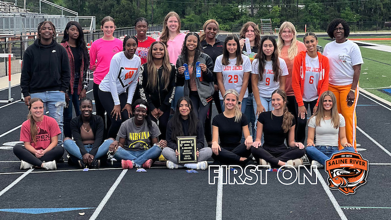 Track and Field Lady Jacks win 2024 8-4A District Championship